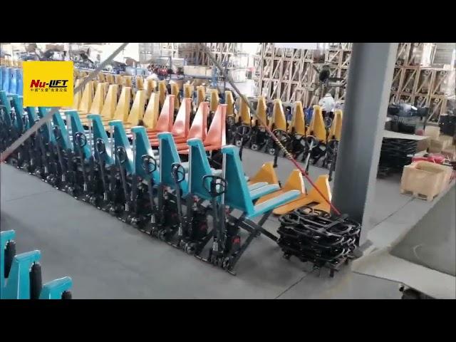 Manual High Lift Pallet Trucks ,Electric High Lift Pallet Jacks, produced by NU-LIFT