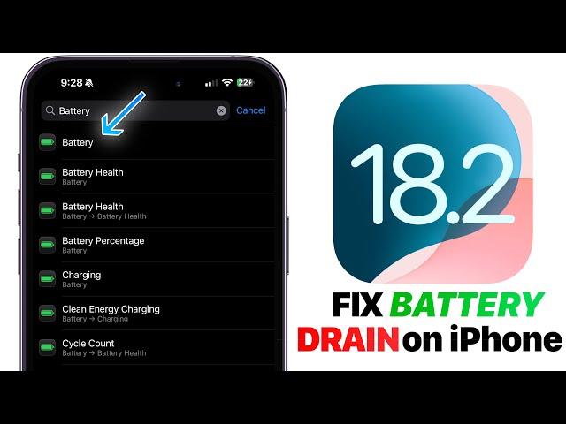 iOS 18.2.1 - FIX Battery DRAIN on iPhone