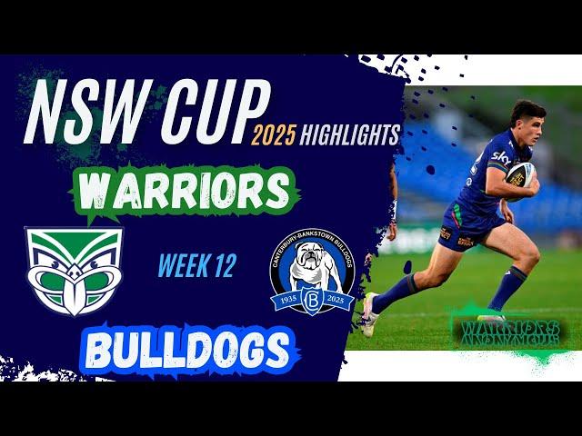 NZ Warriors v Bulldogs | NSW Cup | Rd 12 HIGHLIGHTS