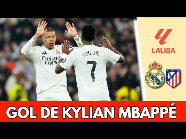 GOL DEL REAL MADRID Mbappé no perdona en el área y anota un golazo para empatar el derbi | La Liga