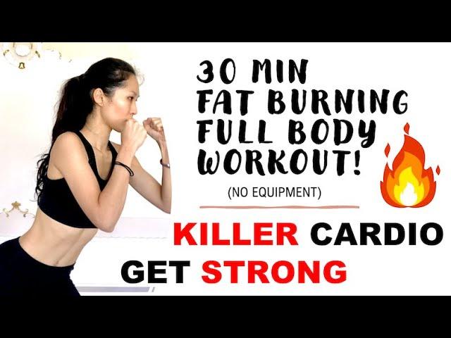30 MINUTE FAT BURNING FULL BODY CARDIO WORKOUT- BURN Calories, ACHIEVABLE STRENGTHENING No Equipment