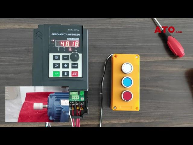 1-phase VFD forward reverse 3-phase motor