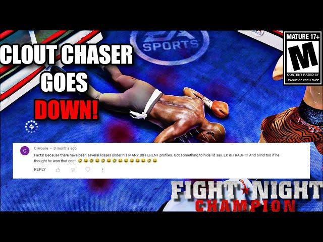 CLOUT CHASER GETS HUMILIATED AND SILENCED!!!-Fight Night Champion Top 100