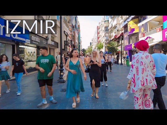 Explore İzmir's Karşıyaka: Street Views and Back Alley Discoveries (4K Walk) 