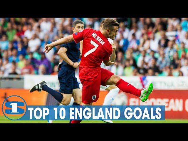 TOP 10 ENGLAND GOALS OF ALL TIME