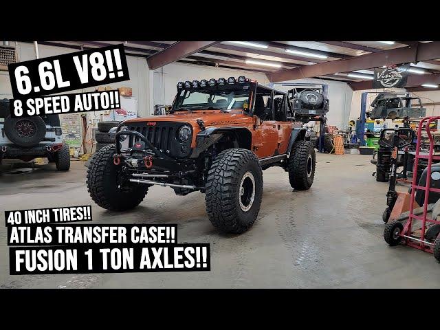 FINISHING THE 6.6L V8 1 TON AXLE JK | ROCKSANN