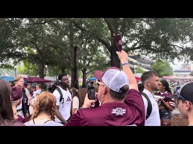 Mississippi State “ Dawg Walk” ahead of the 2023 season opener against Southeastern Louisiana.