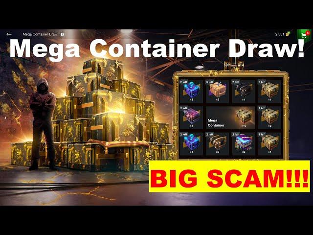NEW Mega Container Draw WoT Blitz - It's a SCAM!!! Need Big Luck to win Premium Tanks or Gold!