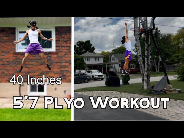 How I Got A 40 Inch VERT at 5'7 | Plyometrics Workout