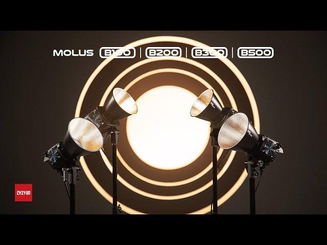 Introducing ZHIYUN MOLUS B Series COB Lights | 100W/200W/300W/500W