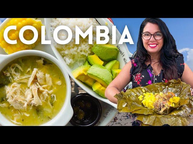 Traditional COLOMBIAN FOOD Tour in Bogota   What to Eat in Colombia!