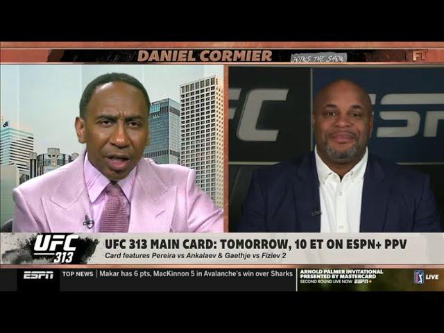 FIRST TAKE | Daniel Cormier joins Stephen A. on UFC 311: Pereira vs Ankalaev & Gaethje vs Fiziev 2