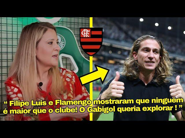 VEJA OS ELOGIOS DE LEILA PEREIRA PELA ATITUTE DE FILIPE LUIS NO FLAMENGO SOBRE POLEMICA COM GABIGOL!