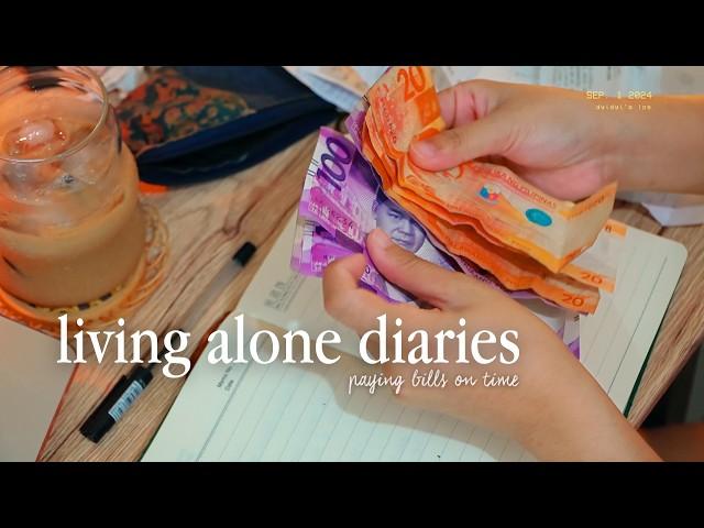 how I manage my expenses, savings and goals monthly — living alone diaries philippines