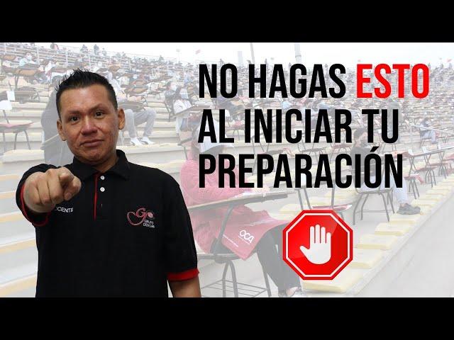 No hagas esto al iniciar tu preparación 