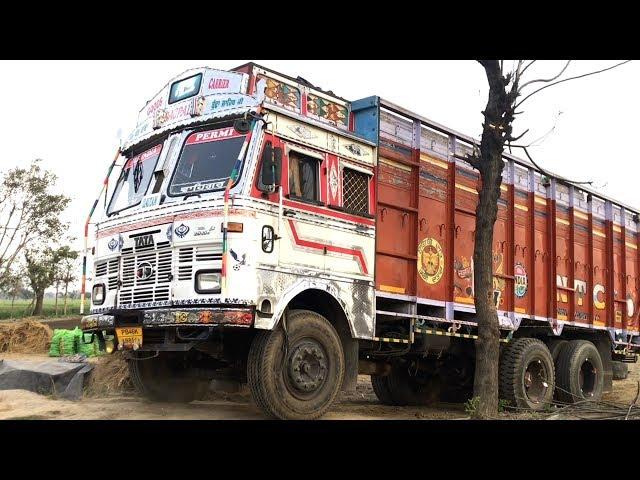 Tata 2515c की पावर देखें   Heavy weight Loading truck