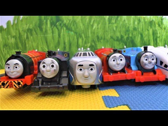 Thomas and his friends have a Competition! A video about trains for kids