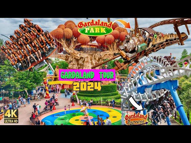 Explore Gardaland 2024 4k 60fps (gardaland tour)