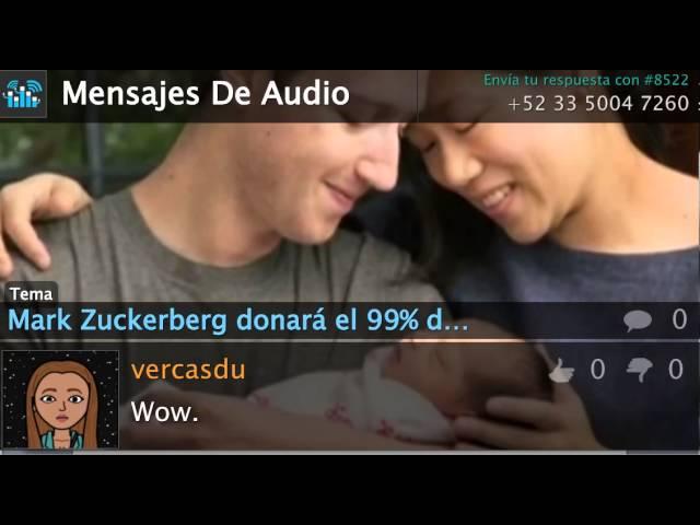 Mark Zuckerberg donará el 99% de sus ganancias de Facebook