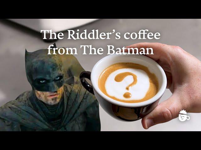 Riddler's coffee from The Batman trailer | Golden Brown Coffee