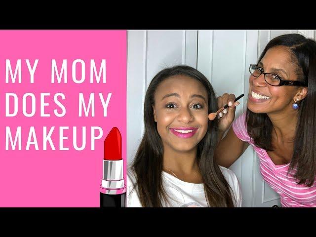 DANCEMOM HOLLY DOES MY MAKEUP | Nia Sioux