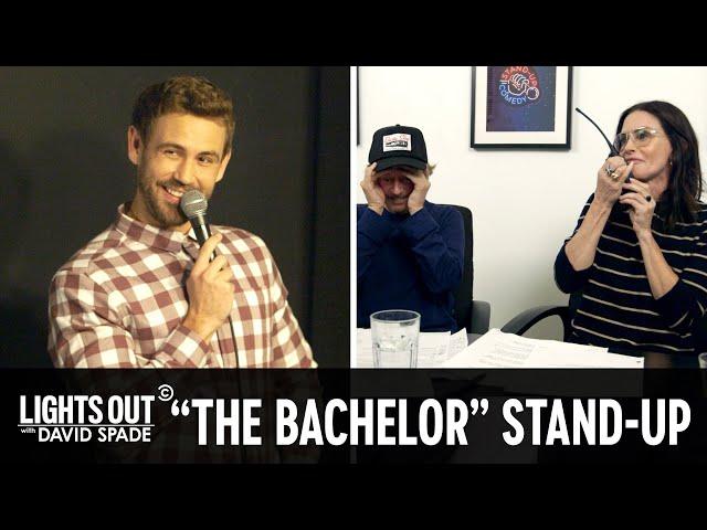 Bachelor Nick Viall Tries Stand-Up (feat. Courteney Cox) - Lights Out with David Spade