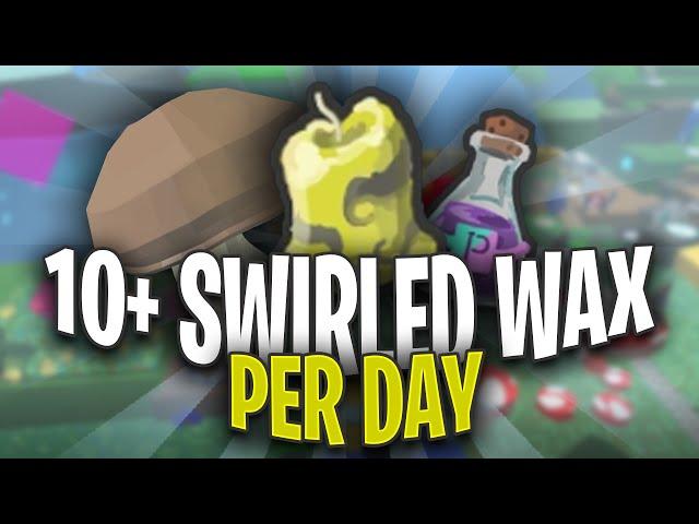 10+ Swirled Wax Per Day Tutorial | Bee Swarm Simulator