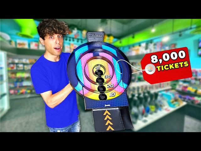 Can I Win It? Skee Ball Game 0 to 8,000 Tickets!