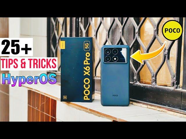 POCO X6 Pro 5G Tips and Tricks 25+ Special Features of Hyper OS 1 (Hindi)