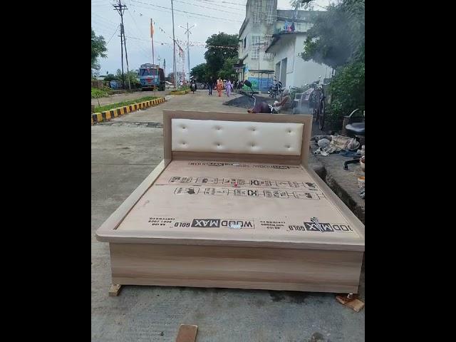 Bed desing in plywood️️️Walken Bed With Storage