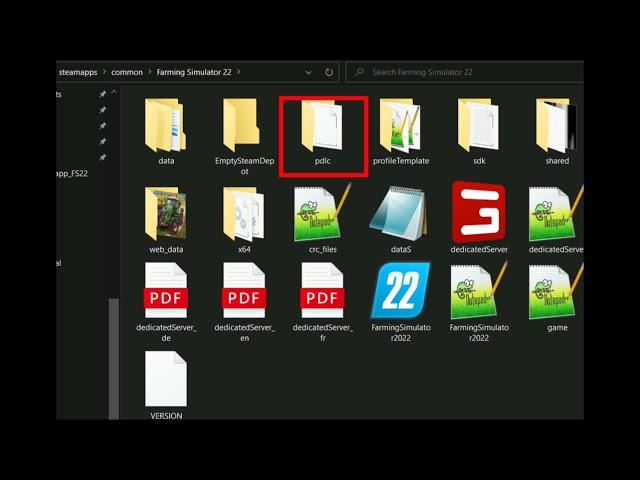 FS22, Your Mods folder location, steam