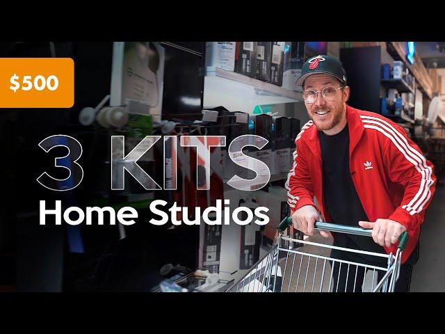 3 KITS básicos de HOME STUDIO por menos de $500