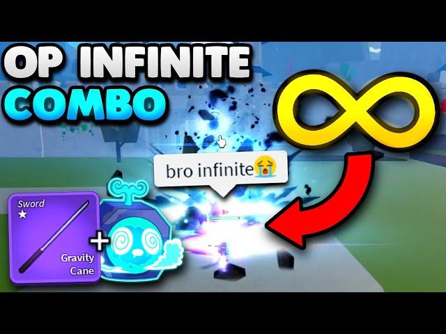 Using The GRAVITY CANE + PORTAL Infinite Combo In Blox Fruits...