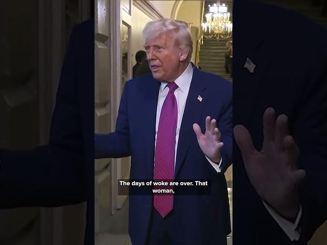 Trump says Democratic congresswoman arrested 'out of control:' 'Days of woke are over'