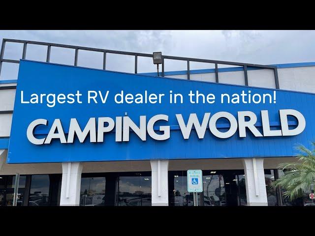 Great store: Camping World in Kissimmee, FL with the nation's largest inventory of RVs!