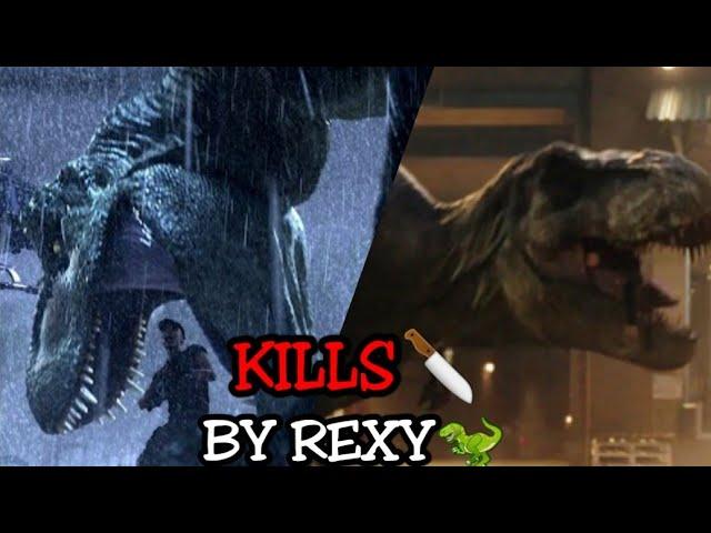 Every Human Kill by Rexy, The T Rex in the Jurassic Franchise