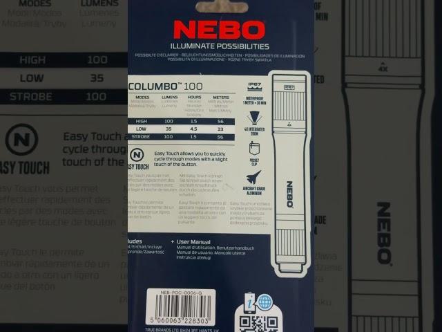 Best EDC pocket torch by far !!! NEBO COLUMBO 100