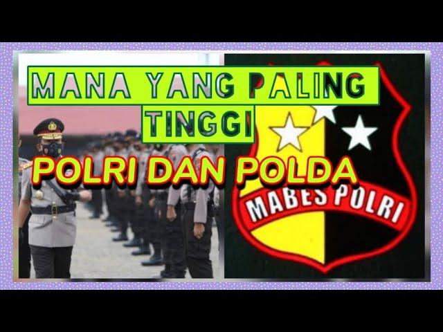 POLISI REPUBLIK INDONESIA DAN POLISI DAERAH