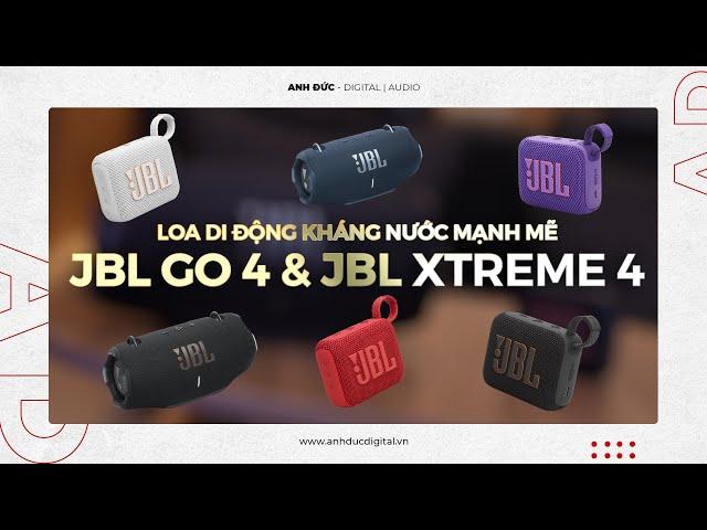 ĐÁNH GIÁ LOA DI ĐỘNG KHÁNG NƯỚC MỚI NHẤT CỦA JBL: JBL GO 4 VÀ JBL EXTREME 4