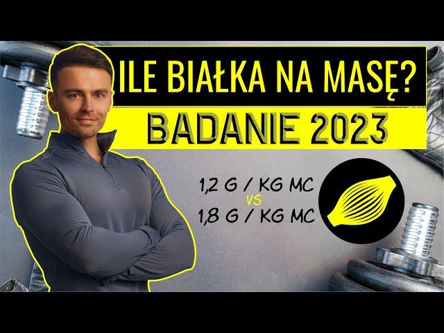 ILE BIAŁKA do budowy MASY mięśniowej? *Najnowsze badanie 2023*