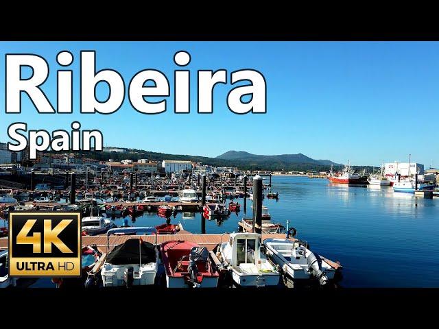 Ribeira Walk | Virtual Tour | Spain | Walking Tour | 4k