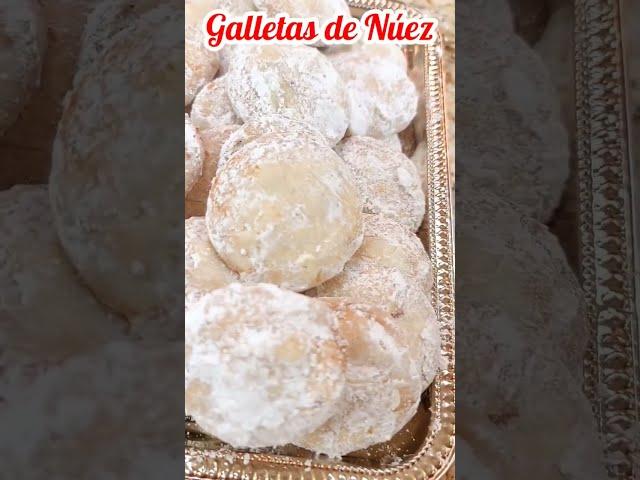 Galletas de Nuez   Fácil y Deliciosas