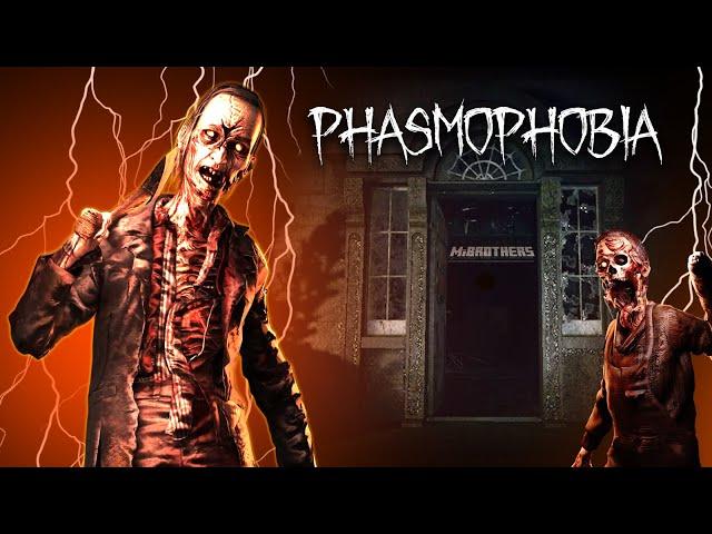 ФАЗМОФОБИЯ - ЛОВИМ ПРИЗРАКОВ  PHASMOPHOBIA  КИРПИЧНЫЙ СТРИМ № 110