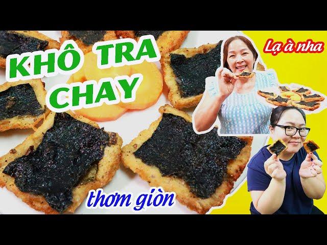 Cách làm KHÔ TRA CHAY thơm ngon ăn với cơm - Dried vegan fish recipe| Món chay ngon| Ù thích ăn chay