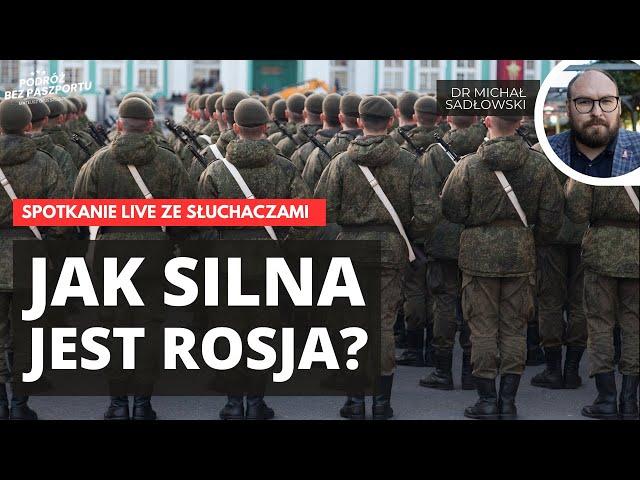 Co czeka Rosję? Starcie militarne z NATO? | Spotkanie NA ŻYWO - dr Michał Sadłowski