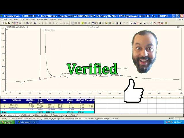 ion chromatography part 5 food and pee