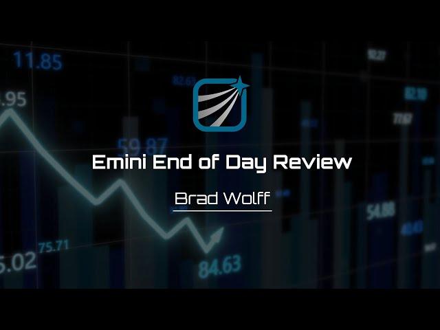 Emini End of Day Review - Thursday August 29, 2024 - Brad Wolff