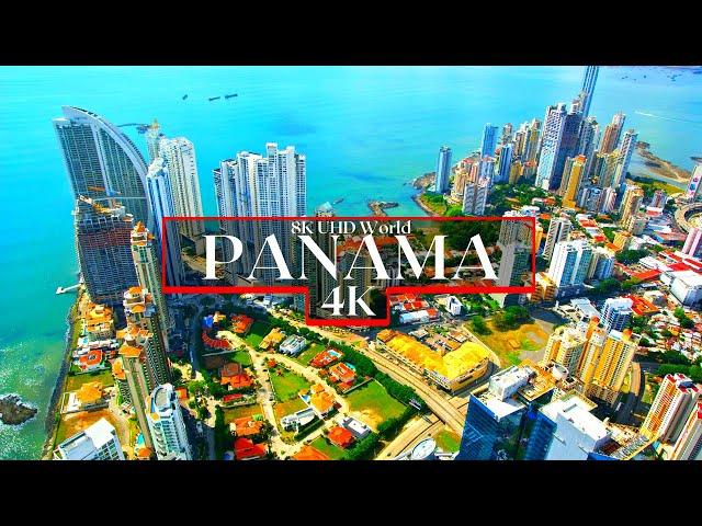 Panama 4K Drone Footage | Scenic Relaxation Film With Calming Music | 8K UHD World