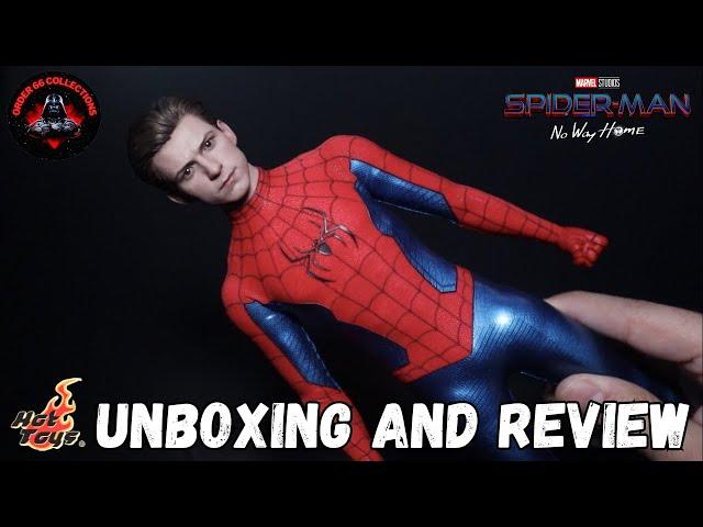 Hot Toys Spider-Man Red and Blue Suit No Way Home Unboxing and Review - Order 66 Collections