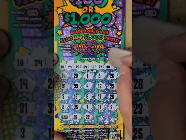 $100 or $1000 PA LOTTERY $30 SCRATCH TICKET WINNER #lottery #scratch #palottery #win #lotterytickets